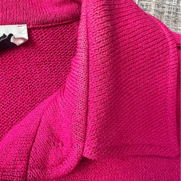 Vintage 1980's St. John Knits Fuschia Sweater - Picture 6 of 7